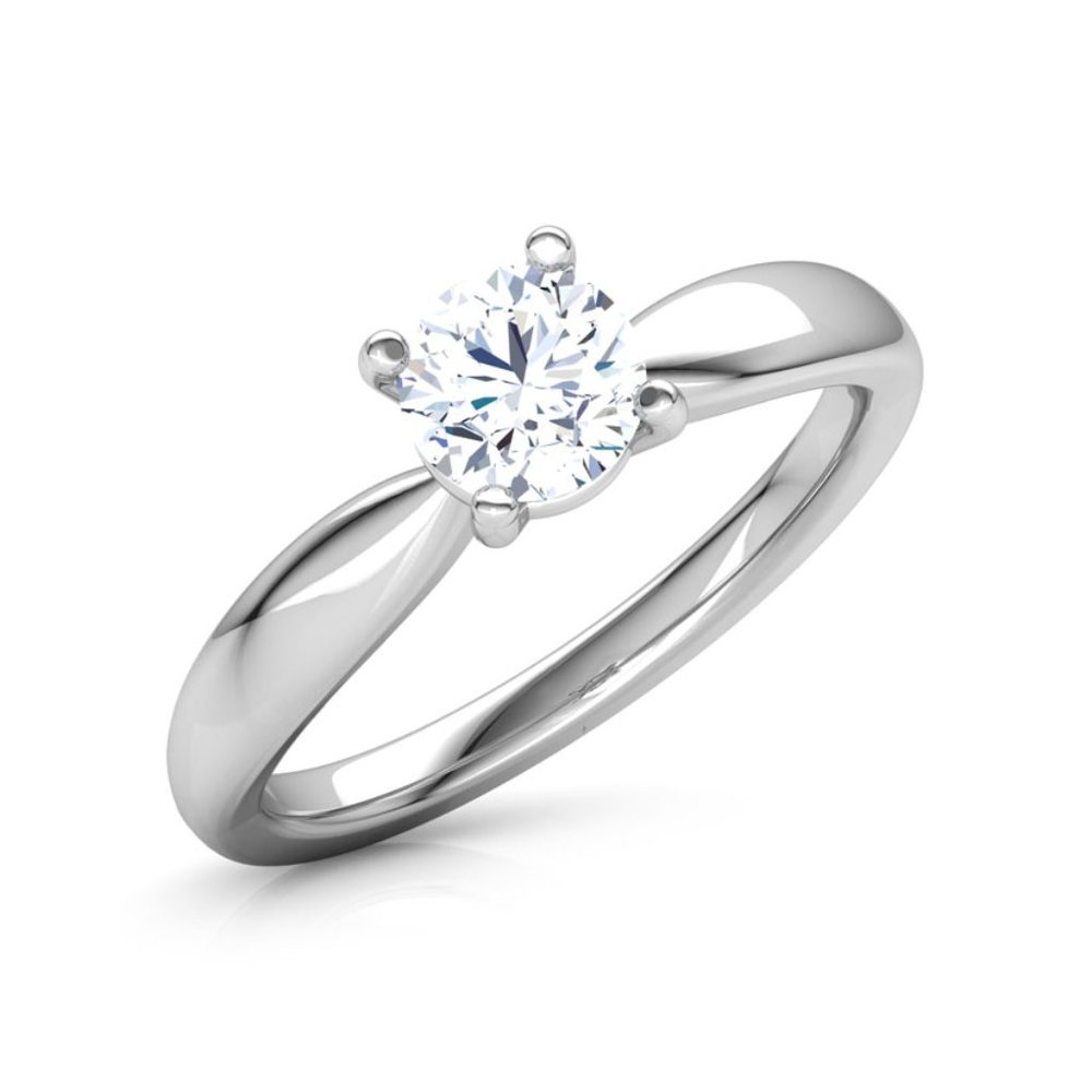2 CT Classic Solitaire Moissanite Engagement Ring